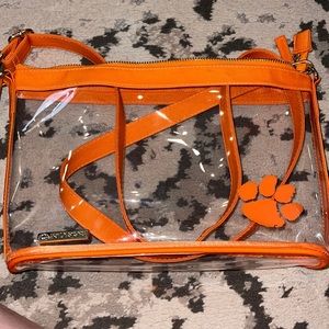 clear clemson crossbody